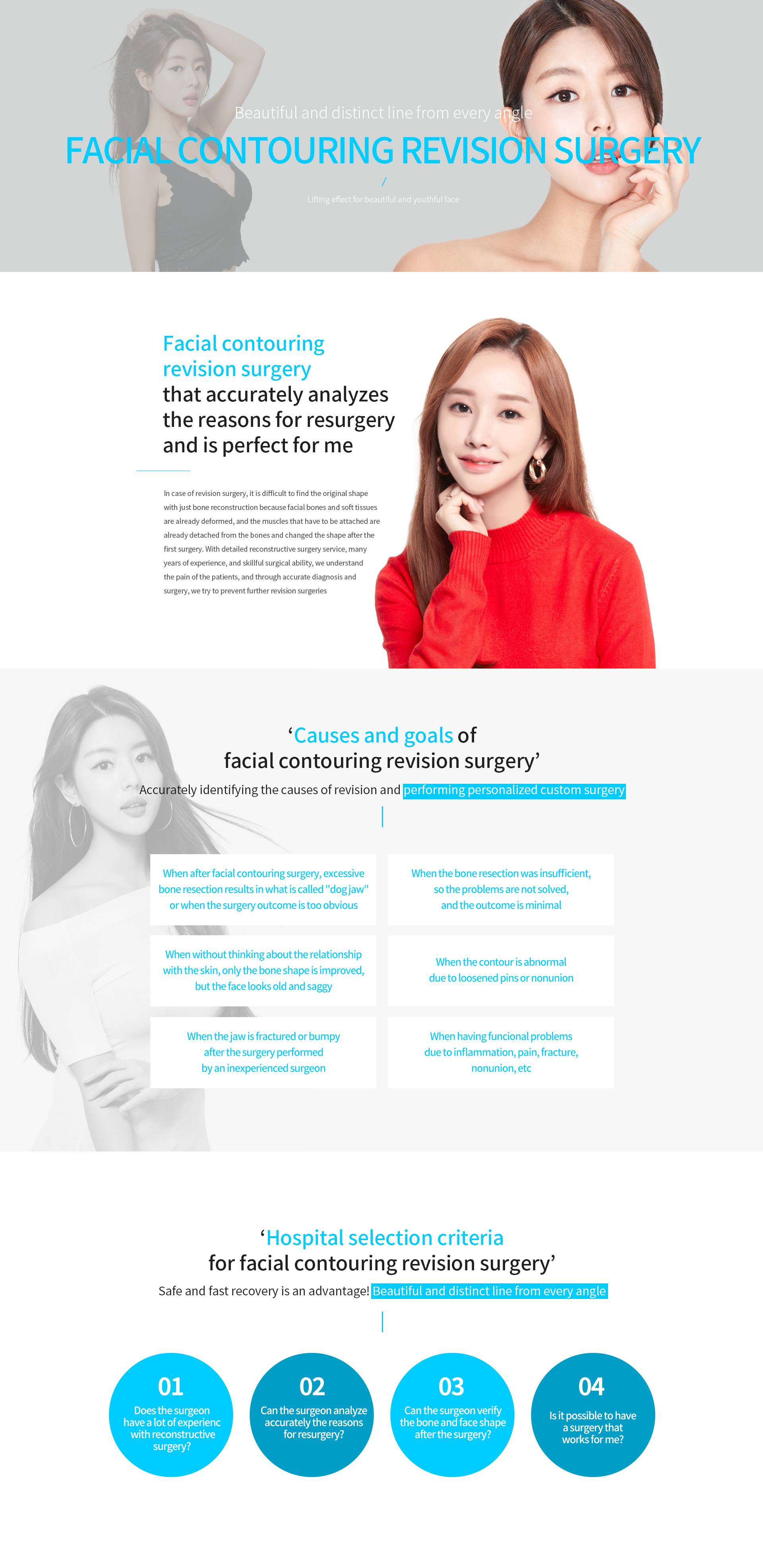 Facial contouring revision surgery img
